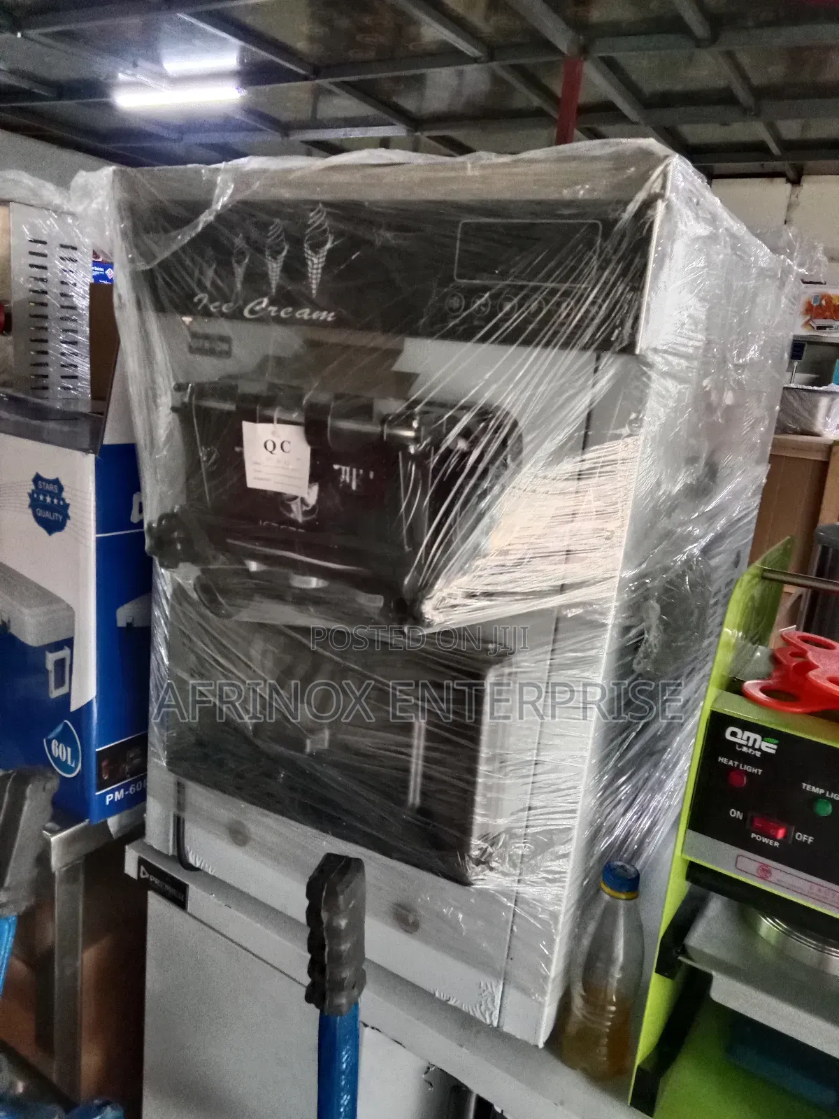 Ice Cream Maker Machine, Table Top Three Flavor Ice Machine
