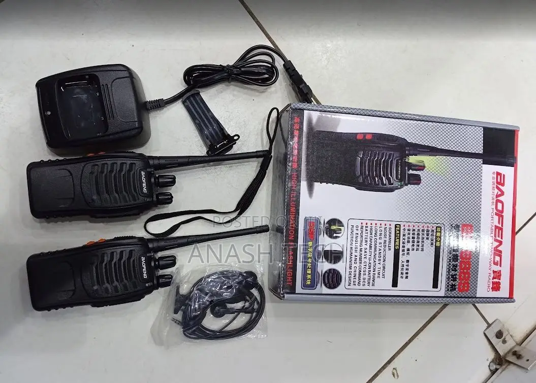 Baofeng Bf-888s Handheld Walkie Talkie for Security Purpose