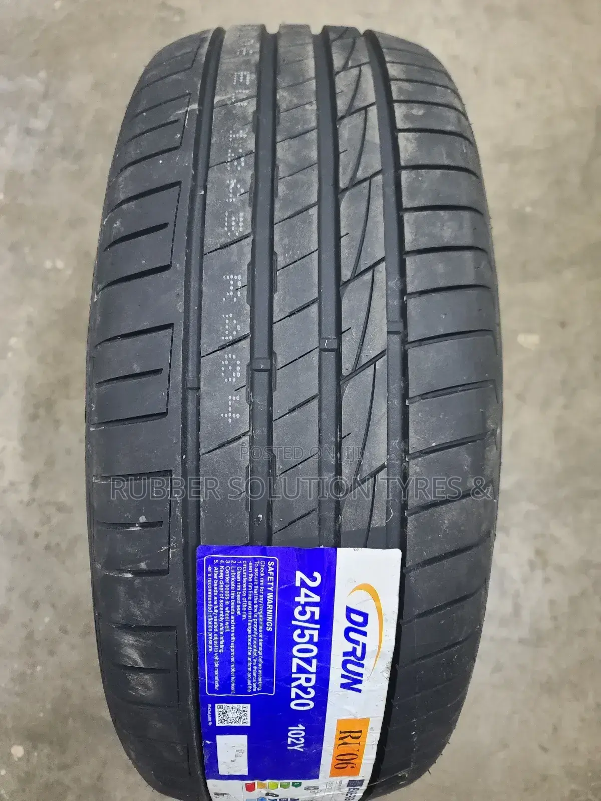 245 /50 R20 Durun Tyres 102Y XL RU06