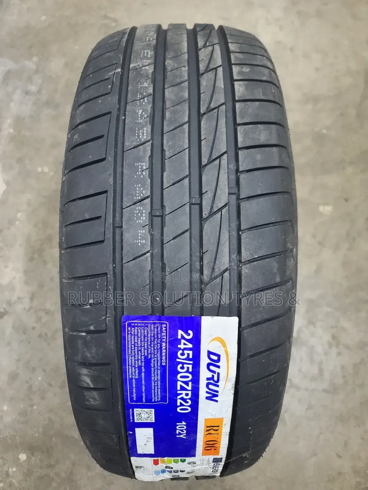 245 /50 R20 Durun Tyres 102Y XL RU06