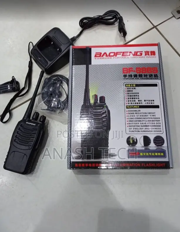2 Pieces Baofeng Bf-888s Imported Walkie Talkie Two-Way Radio