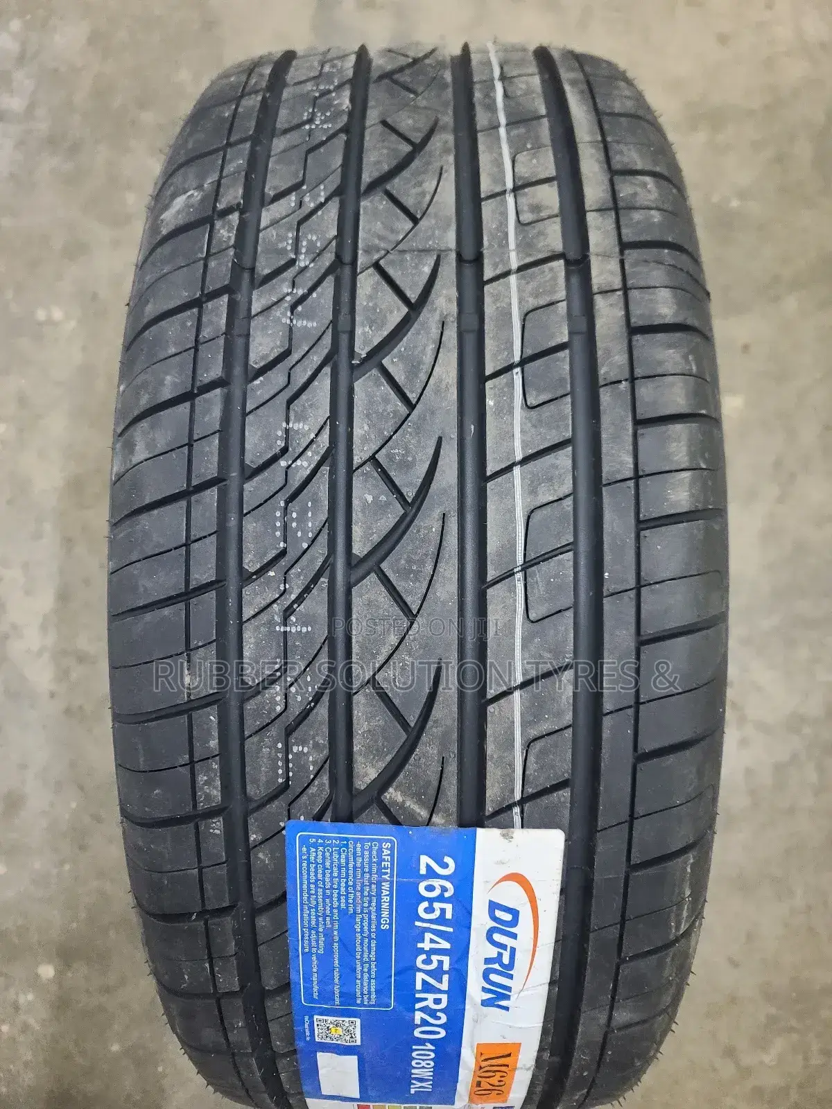 265/45r20 Durun Tyres 108y X/L M626
