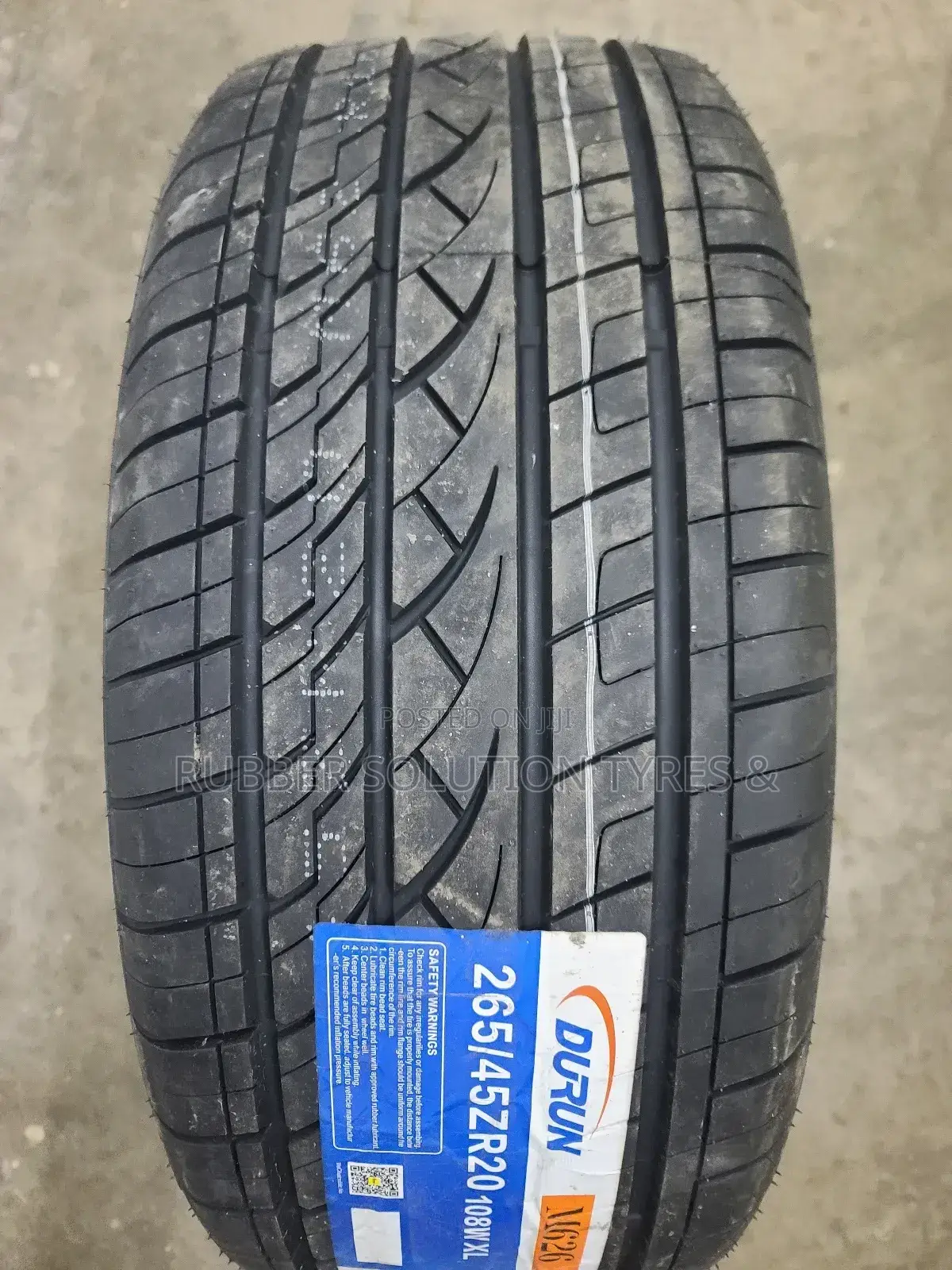 265/45r20 Durun Tyres 108y X/L M626