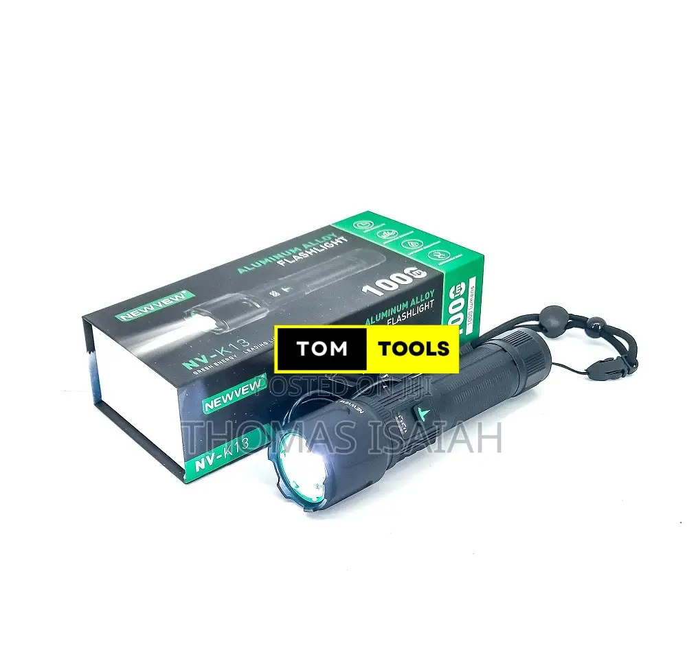 1000 Lumen Aluminum Alloy Led Torch With 3000mah 26650 Battery