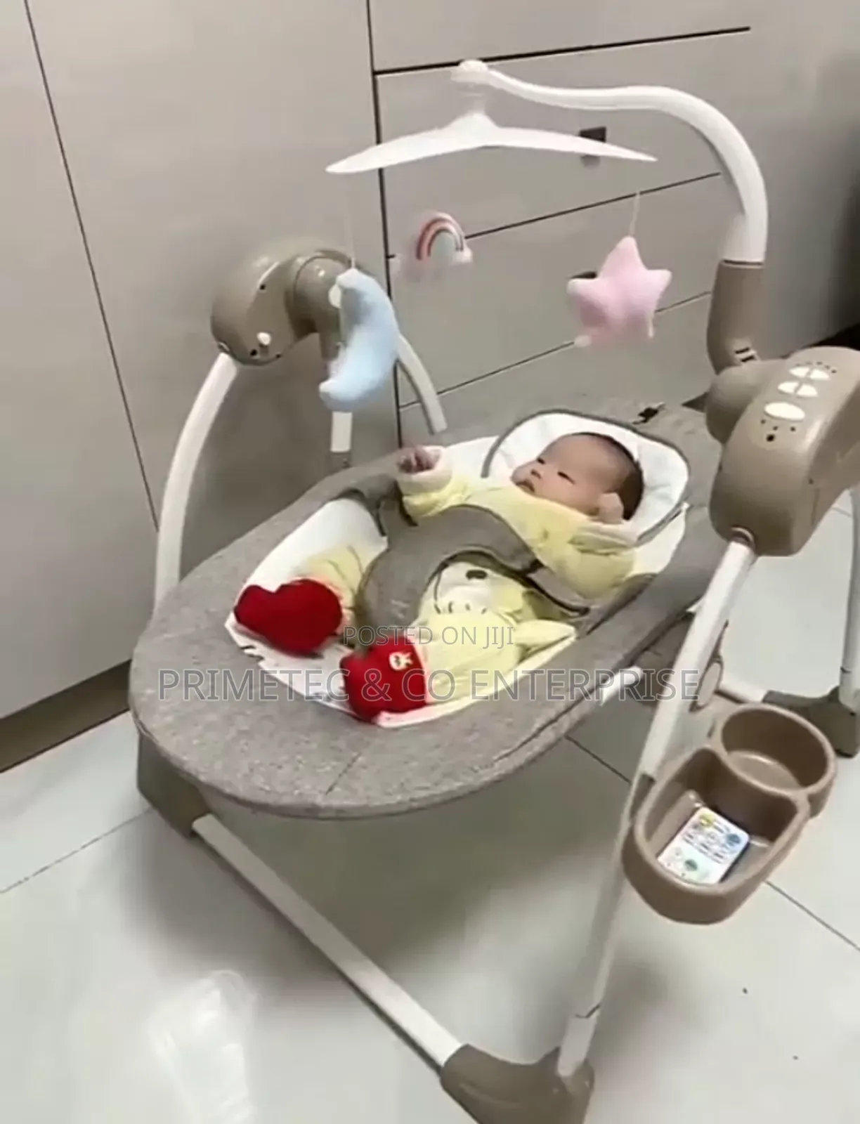 Electric Remote Swing Baby Cradle