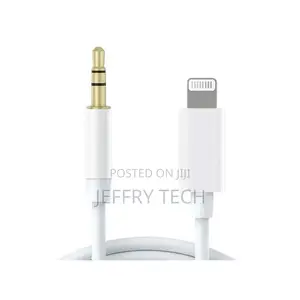 Lightning to 3.5mm Male Audio Adapter Aux Headphone/Car 1.5m