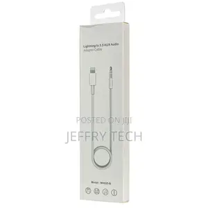 Lightning to 3.5mm Male Audio Adapter Aux Headphone/Car 1.5m