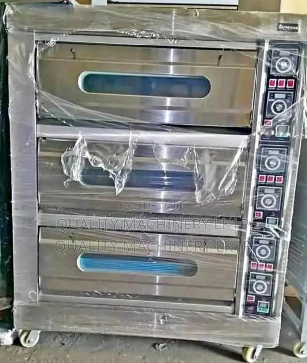 Commercial 3 Deck 6 Tray Industrial Oven