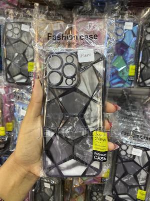 Giseax Diamond Cut Case for iPhone 16 Pro Max Geometric Marble Design - thumbnail 2