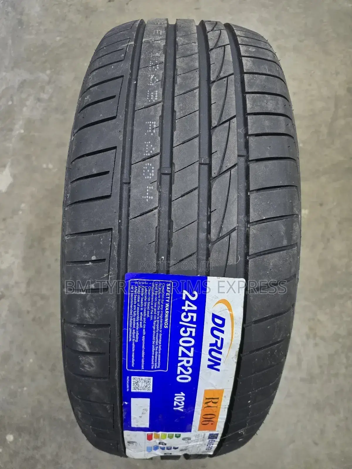 255 /45 R20 Durun Tyres (Highway)