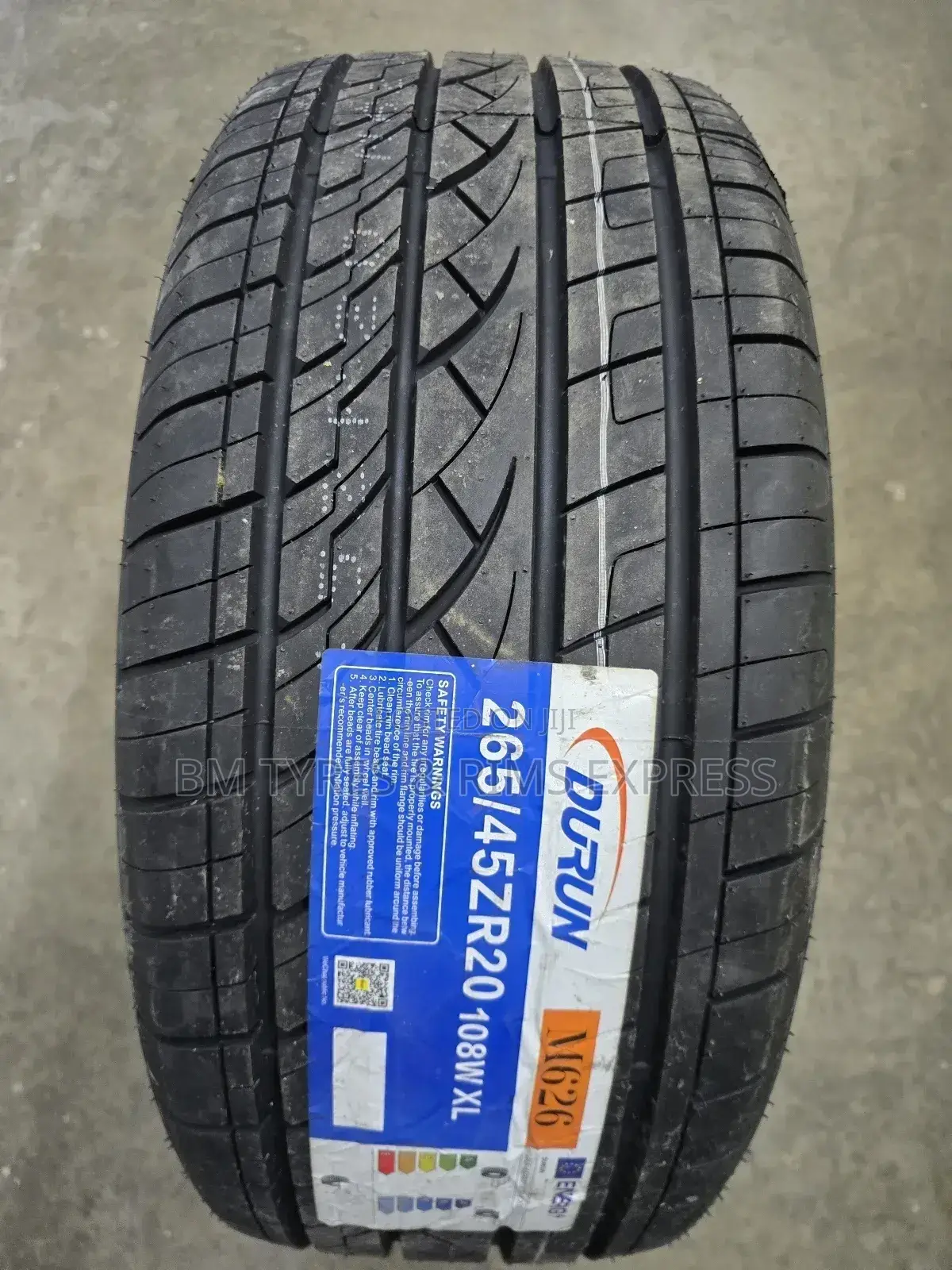 265 /45 R20 Durun Tyres (New Technology)