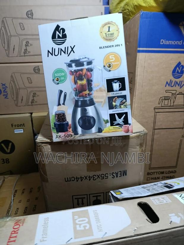 Nunix Ak-500 500watts 2 in 1 Blender