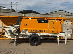 Commercial Aquarius Diesel Concrete Pumping Machine With 100m Pipe. - main view