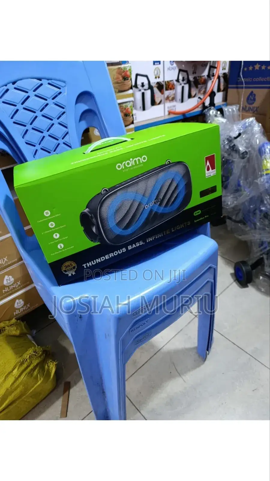 Oraimo Spacebox Pro Obs-682 Portable Wireless Speaker -80w