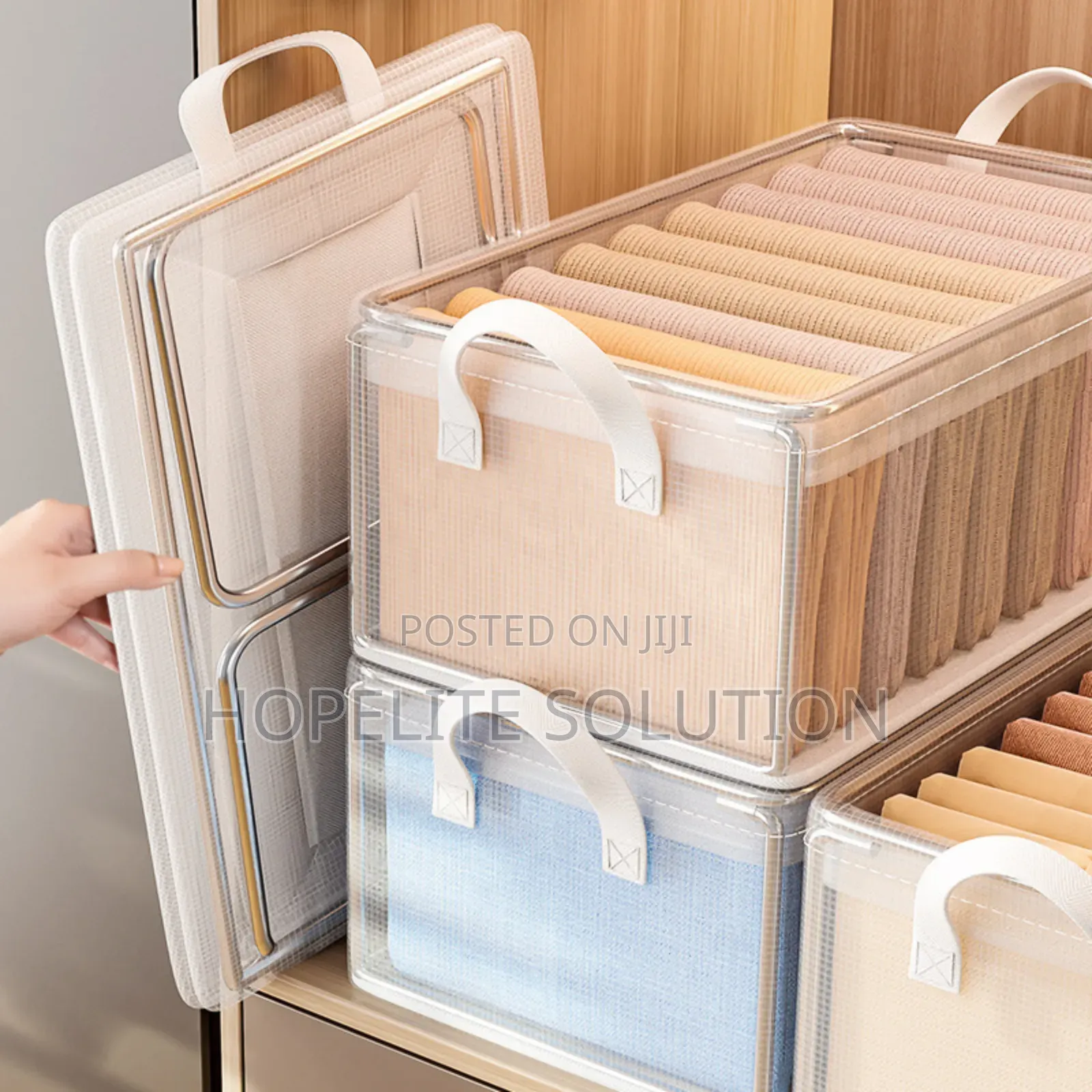 Thick Transparent Closet Organizer