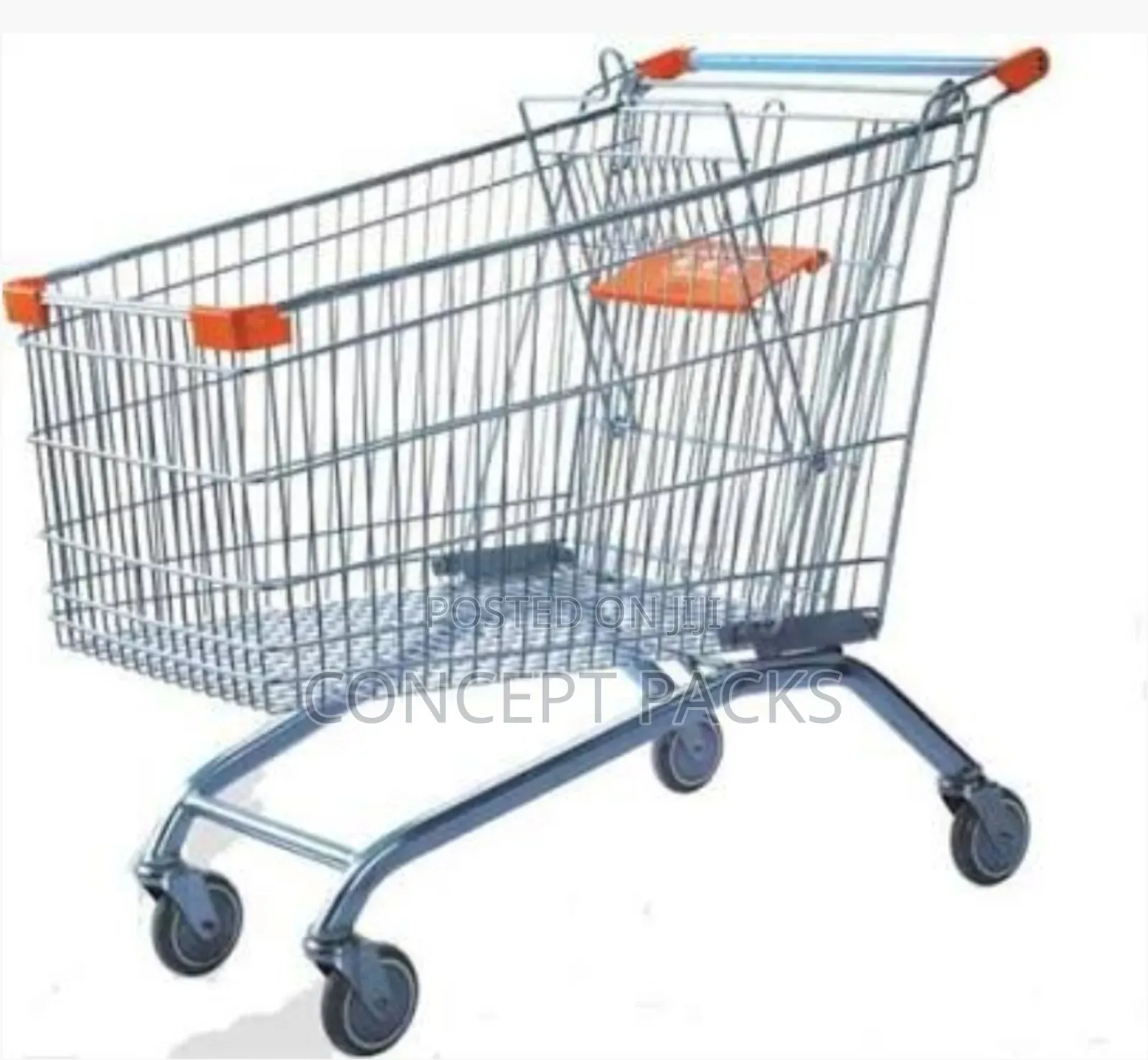 150l Large Supermarket Trolley Shopping Cart