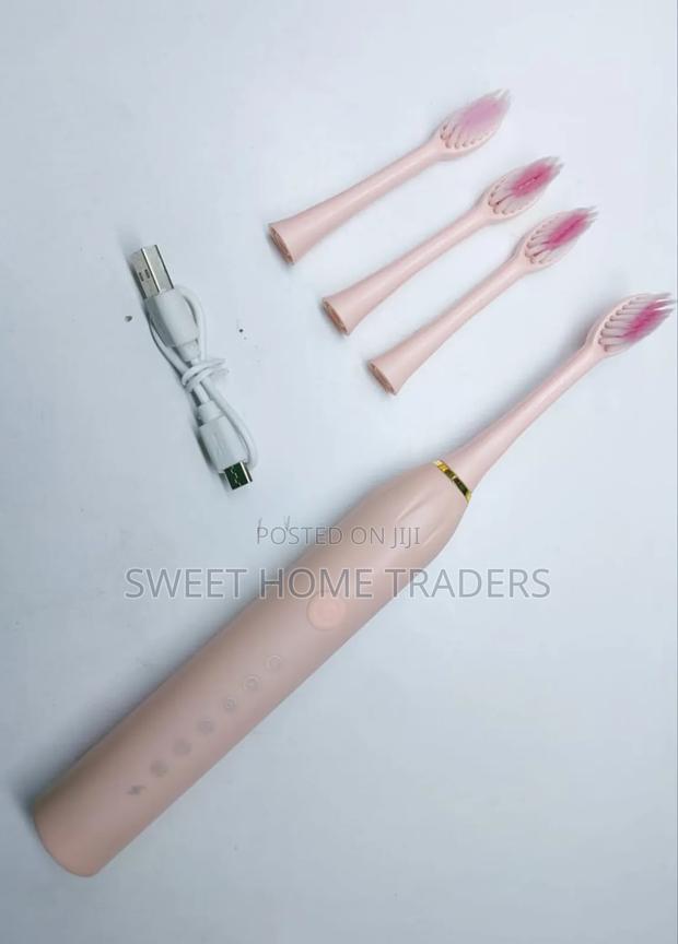 Adult Automatic Toothbrush Ipx7 X-3 With 4 Changing Heads