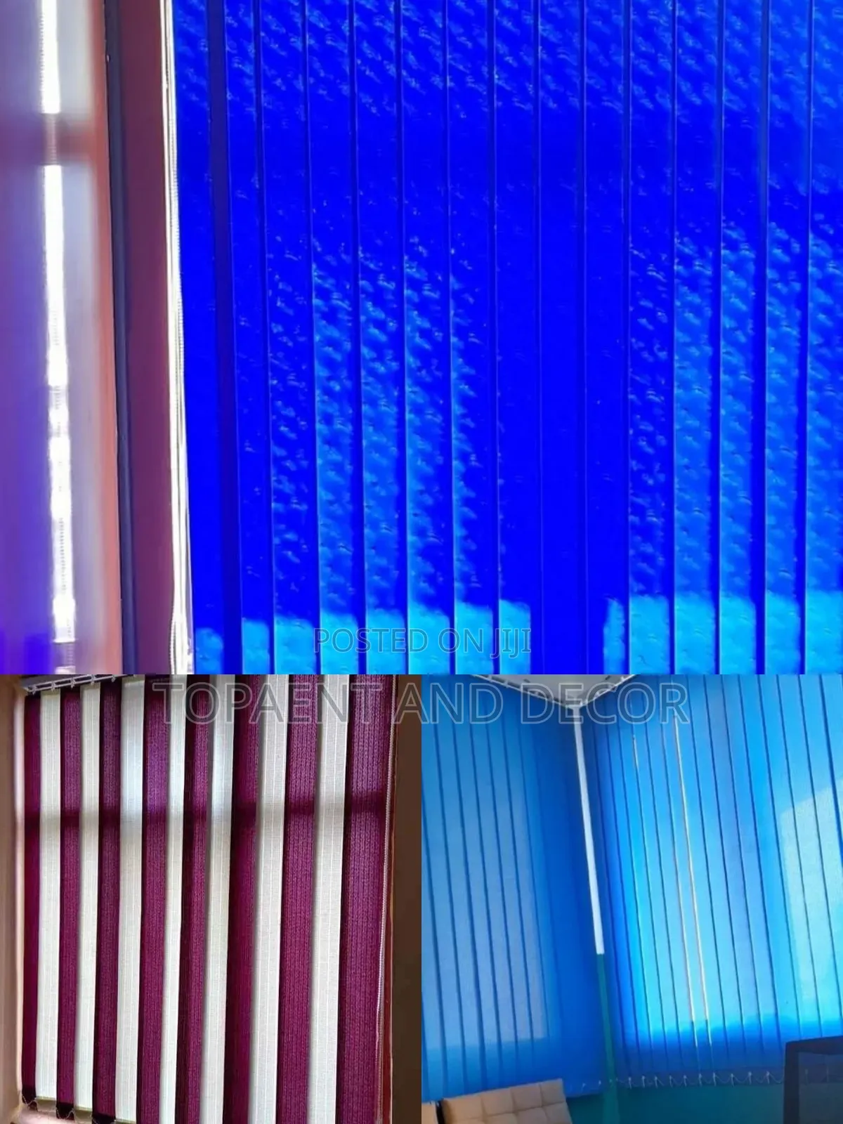Washable Fabric Vertical Window Blinds