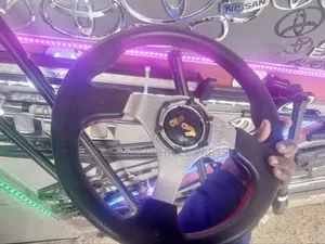 Steering Red/Black Universal In All Vehicles.