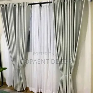 Blackout , Enough Gathers Window Curtains And White Sheers