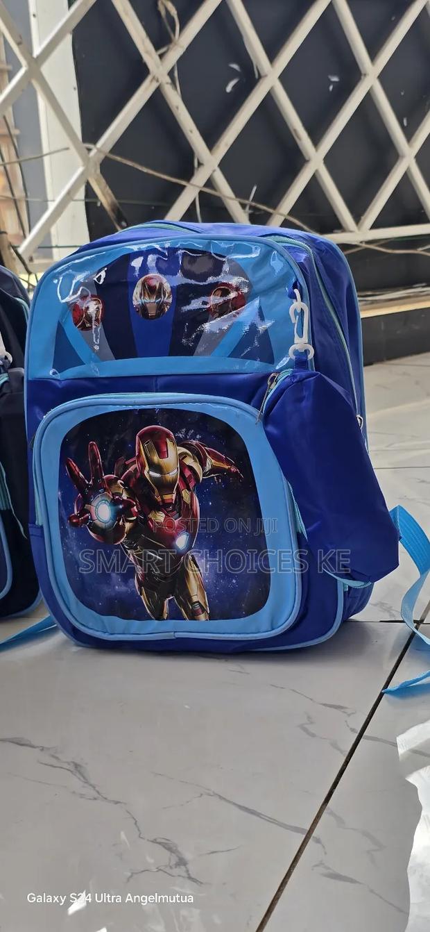 2in1 Cartoon Theme School Backpack - thumbnail 2