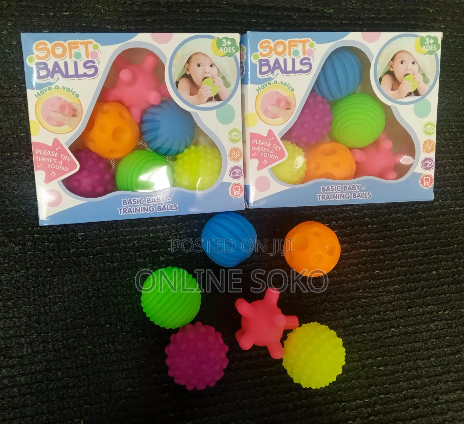 Soft Baby Basic Baby Training Sensory Balls Montessori Toys