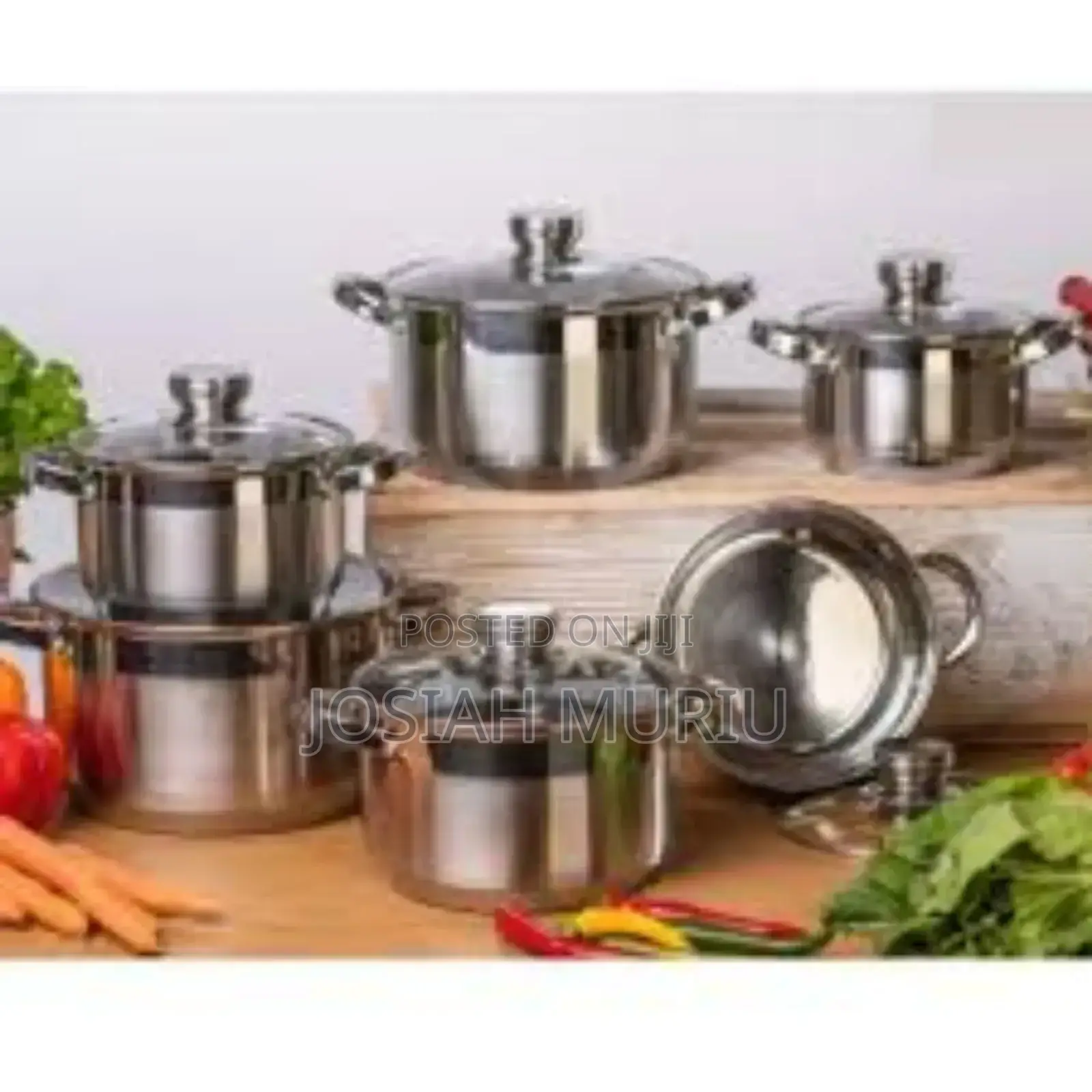 * Edenburg 12pc Stainless Steel Cookware*