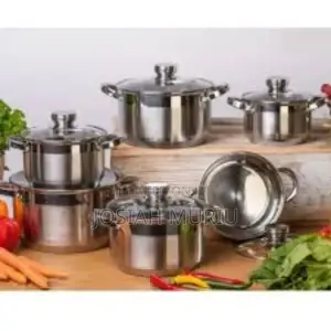 * Edenburg 12pc Stainless Steel Cookware*