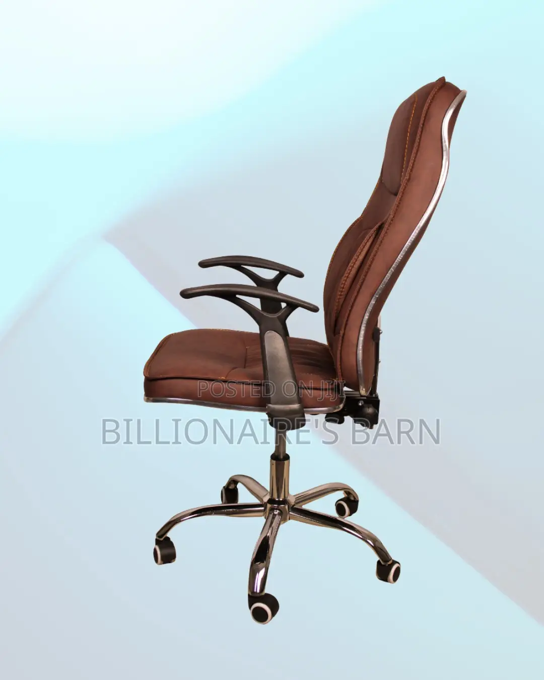 Space-Saving Executive — Or Ergonomic Leather | Same-Day Delivery