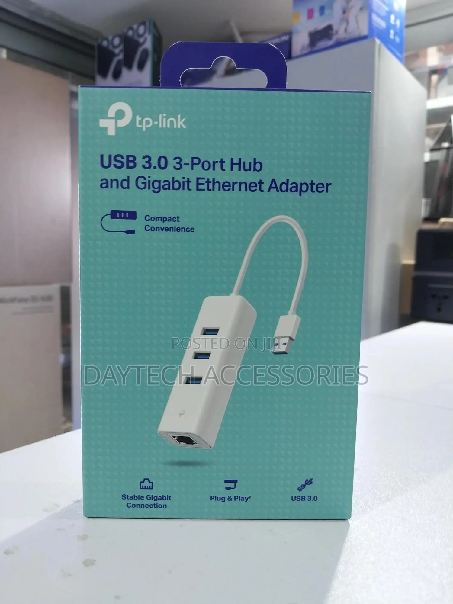 Tp-Link Usb 3.0 to Gigabit Ethernet Network Adapter With 3-Port Usb