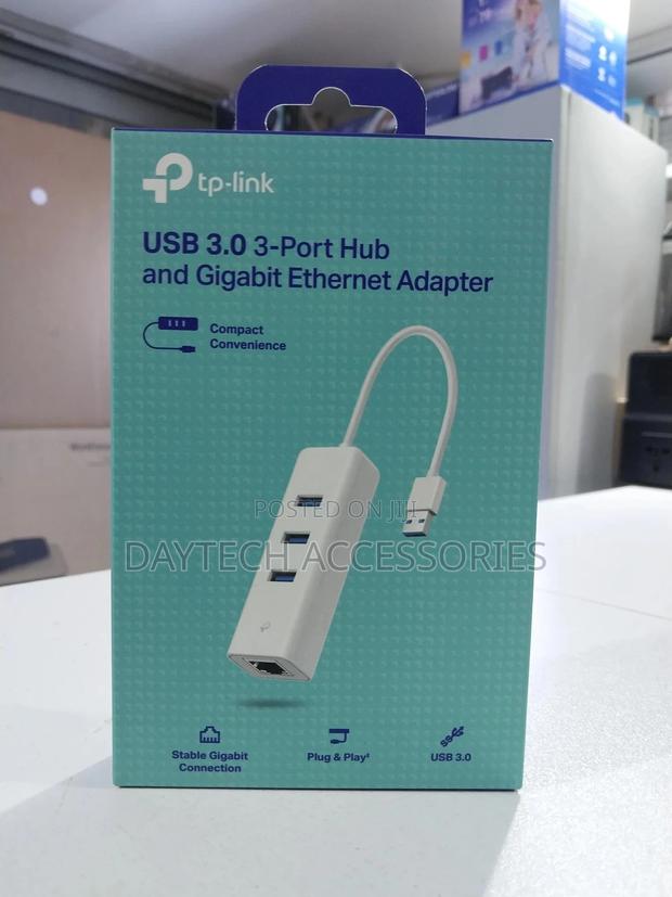 Tp-Link Usb 3.0 to Gigabit Ethernet Network Adapter With 3-Port Usb - thumbnail 2