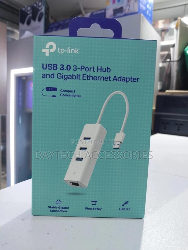 Tp-Link Usb 3.0 3-Port Hub and Gigabit Ethernet Adapter (Model Ue330) - main view