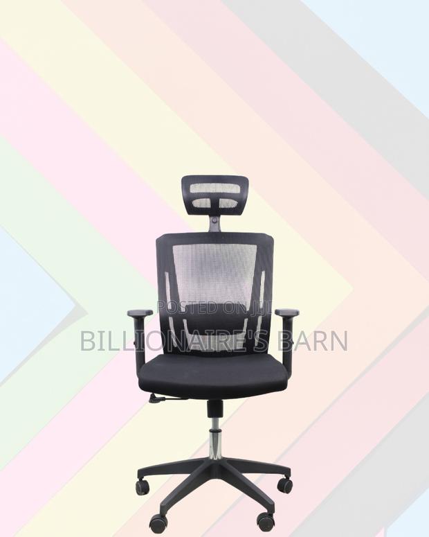 Mesh Work Chair With Lumbar Support | Perfect for Home Office - thumbnail 3