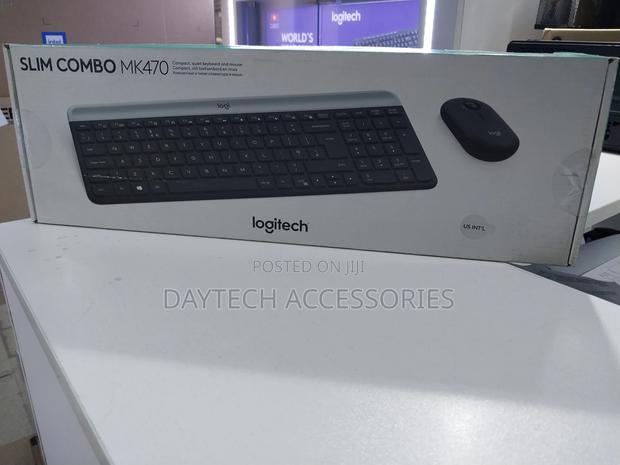 The Logitech Mk470 Slim Wireless Keyboard and Mouse Combo. - thumbnail 2
