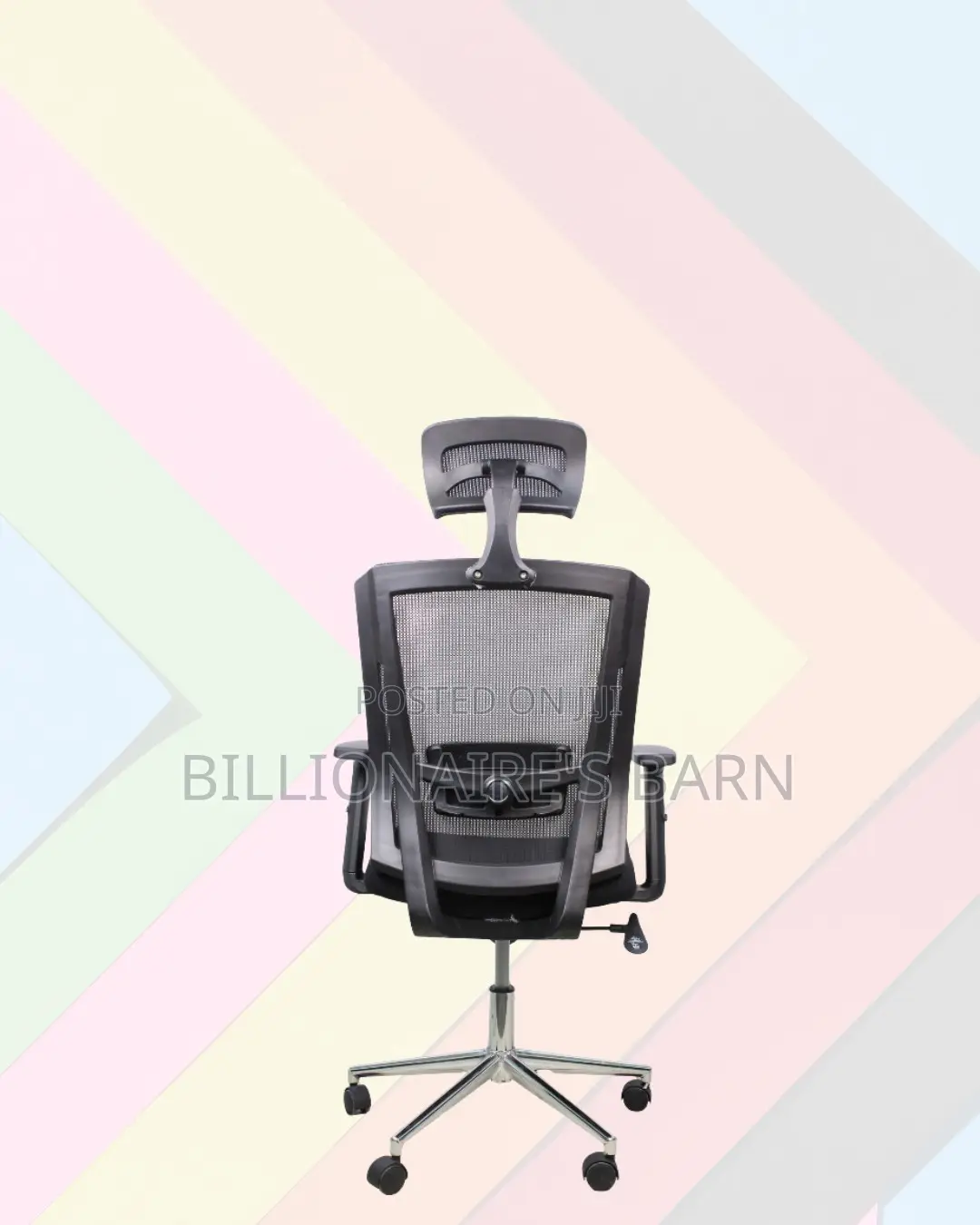 Adjustable Mesh Work Chair | Modern Chrome Finish