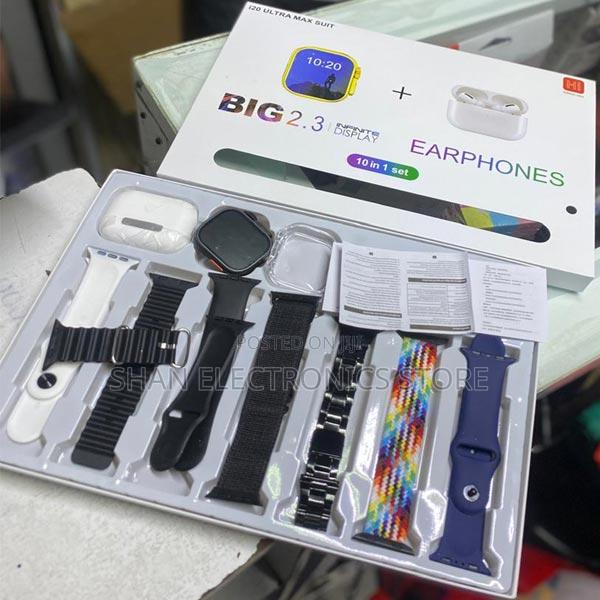 2.3inch Screen With 7 Straps 10 in 1 I20 Ultra Max Suit Smart Watch