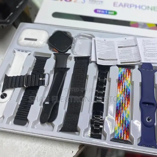 2.3inch Screen With 7 Straps 10 in 1 I20 Ultra Max Suit Smart Watch