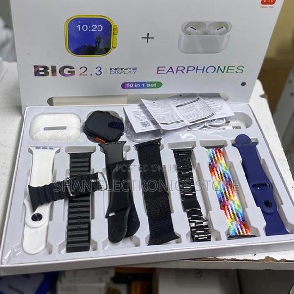 Unisex I20 Ultra Max Suit Smart Watch 10 in 1 2.3inch Large Screen