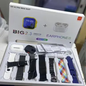 Unisex I20 Ultra Max Suit Smart Watch 10 in 1 2.3inch Large Screen
