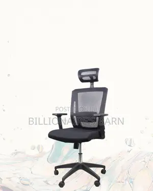 Adjustable Mesh Seat With Headrest | Smooth Swivel Easy Movement