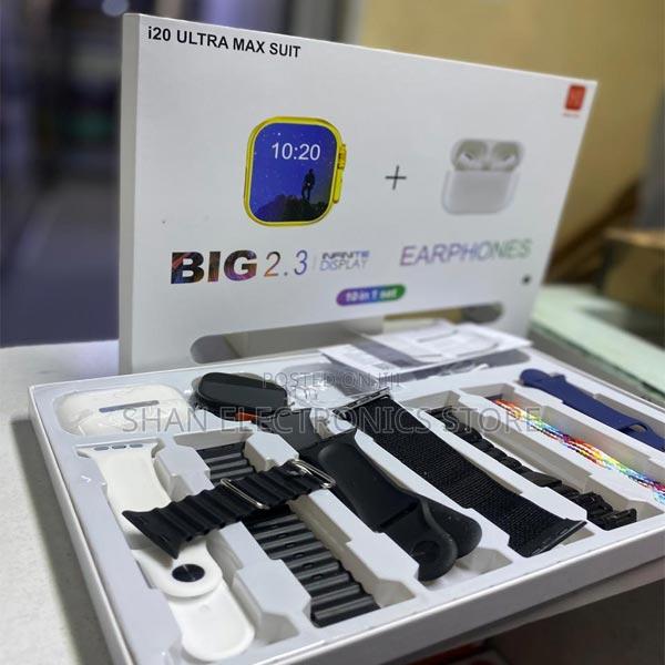 New 10 in 1 in One Box 2.3inch Large Screen With 7 Straps Smartwatch