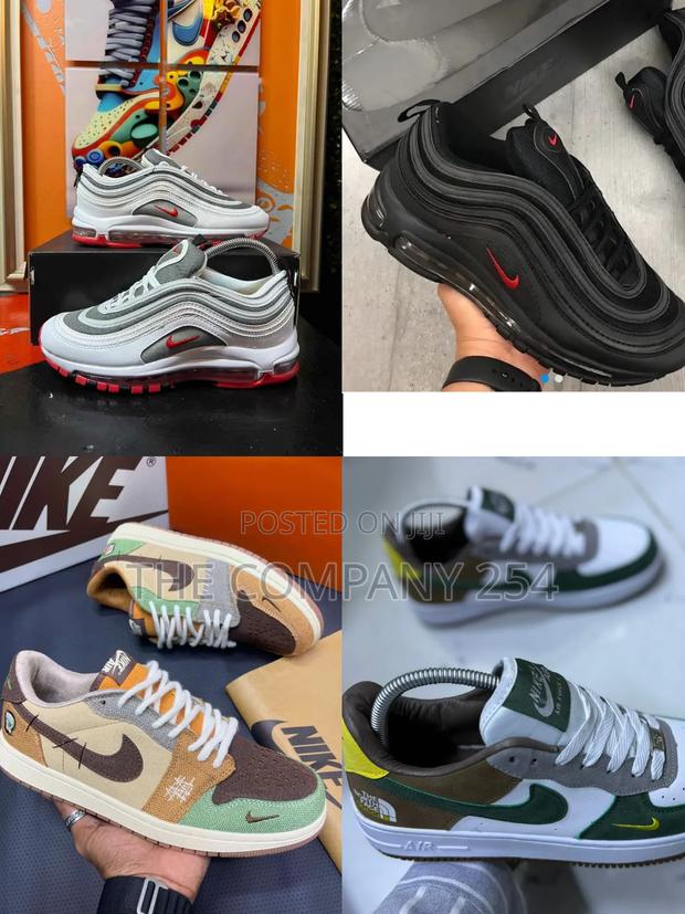 Quality Leather Casual Nike Designer Customized Sneakers Shoes - thumbnail 3