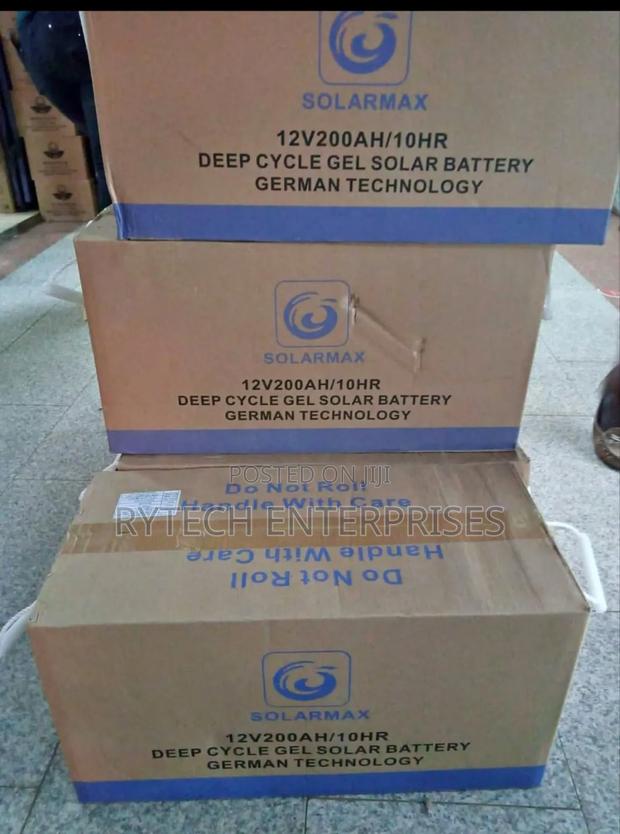 200ah Deep Cycle Solar Max Solar Battery - main view