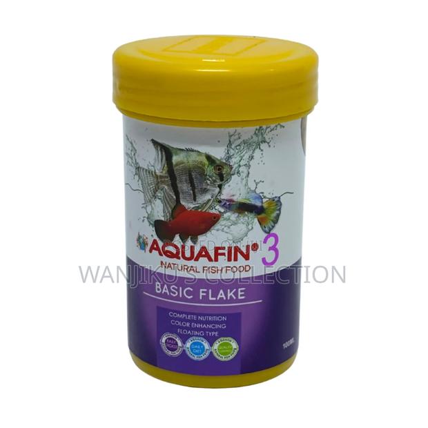 Generic Aquafin 3 Natural Fish Food Basic Flakes 250ml Kj9 - thumbnail 3