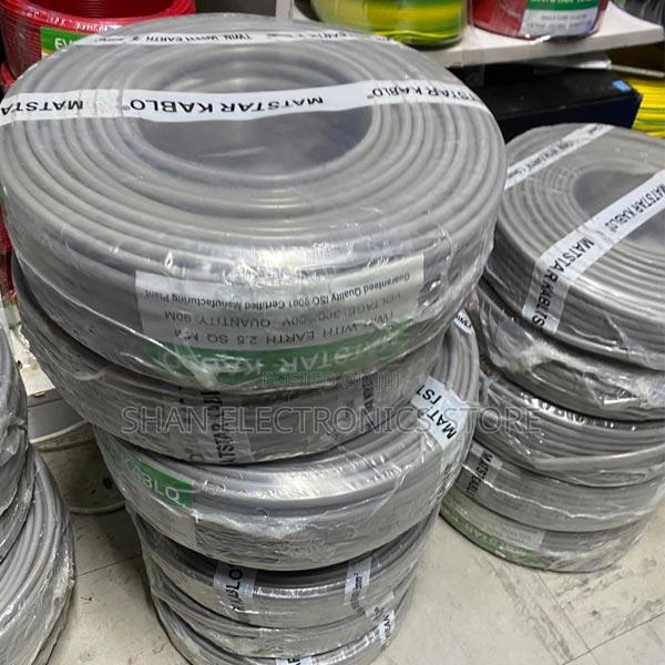 Heavy Duty 90m 2.5mm Twin With Earth Electrical Wiring Cable Full Roll