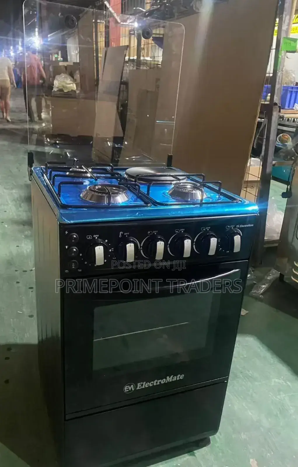 Compact Powerhouse: Electromate 50×55 3+1 Standing Cooker With Eletc
