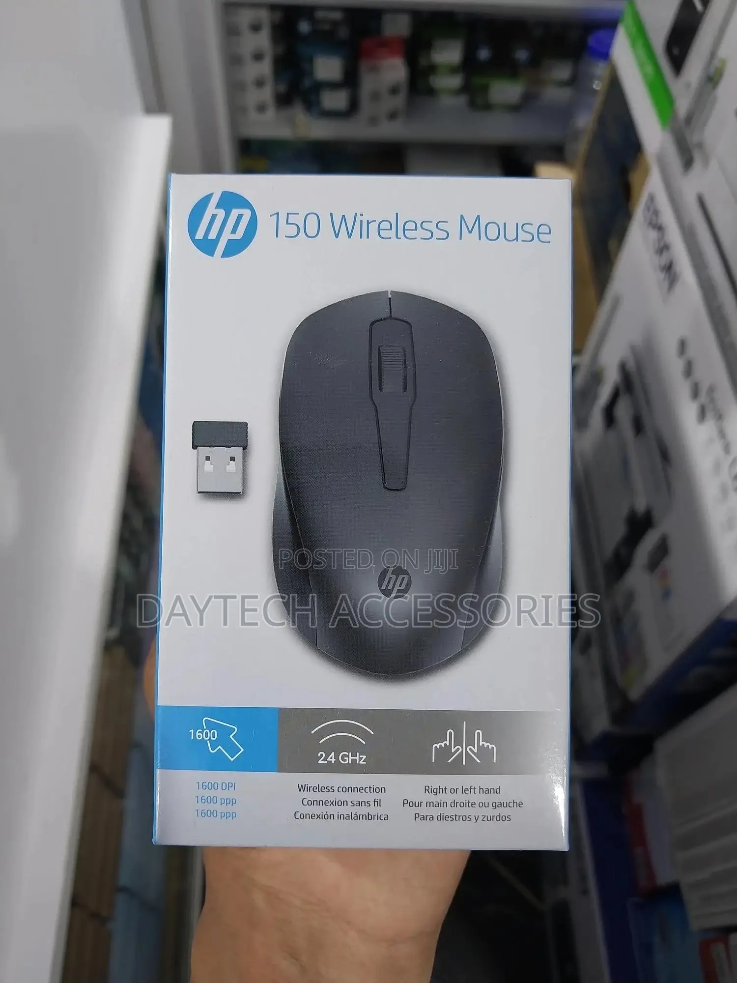 Hp 150 Wireless Mouse,1600 Dpi, 10 M Range, 2.4 GHZ