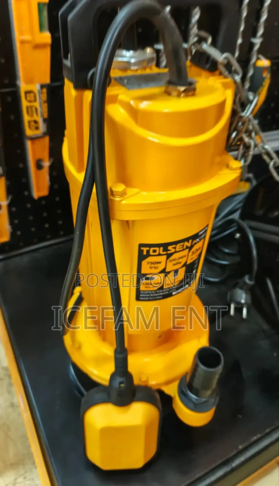 Tolsen Submersible Clean Water Pump/750w Clean Water Pump