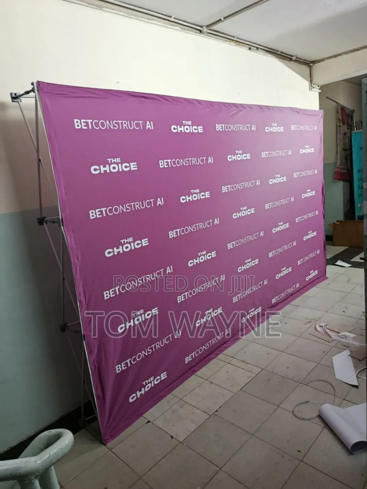 High Quality Fabric Media Backdrop Banner