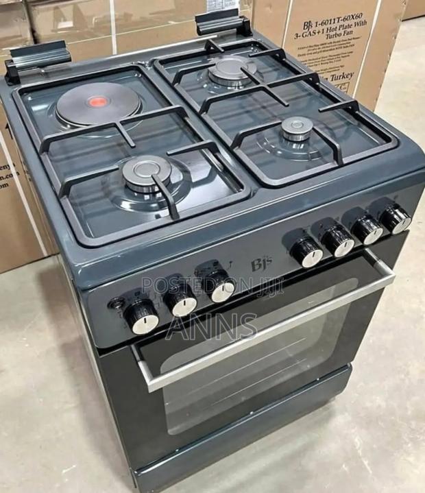 Elegance 3+1 New Model Grey BJS Standing Cooker - main view